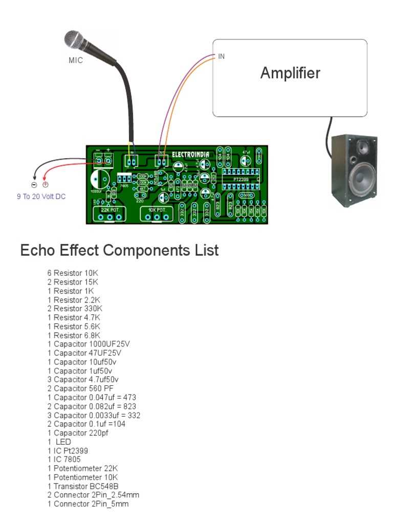 audio echo circuit diagram audio echo circuit diagram