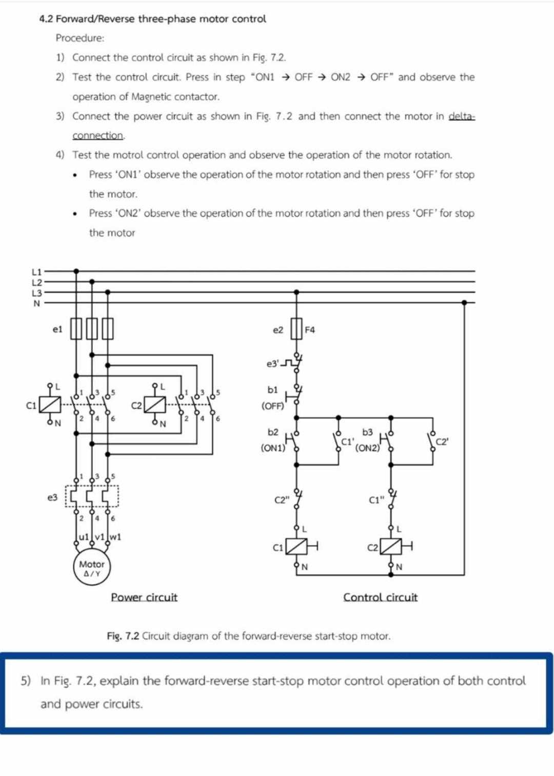 auto reverse forward control circuit diagram