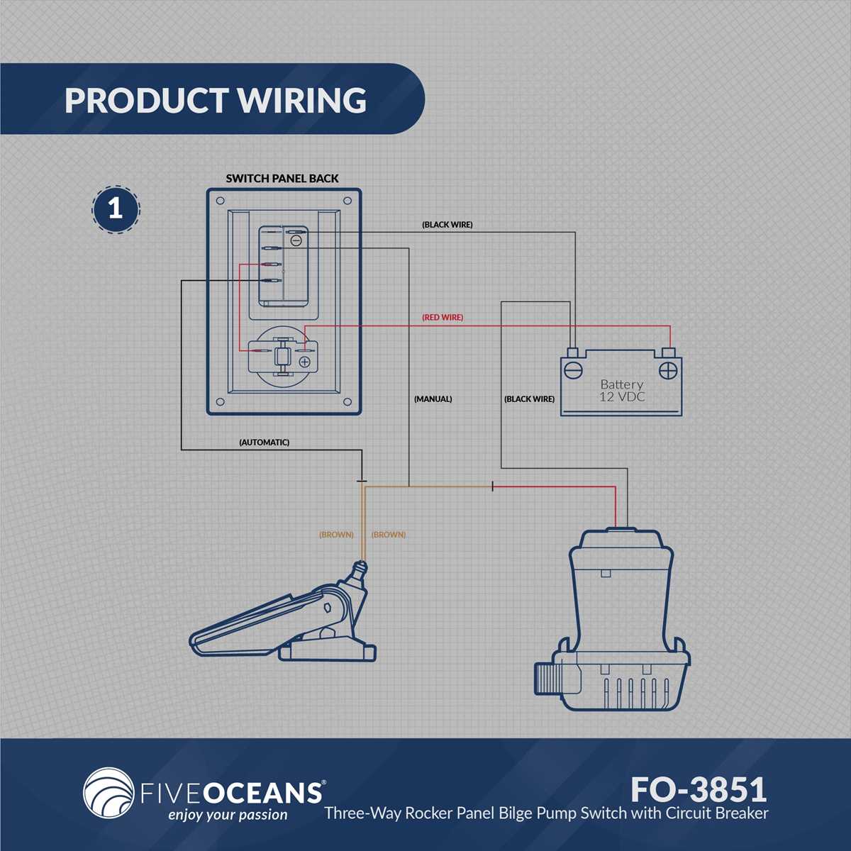 automatic 3 wire bilge pump wiring diagram