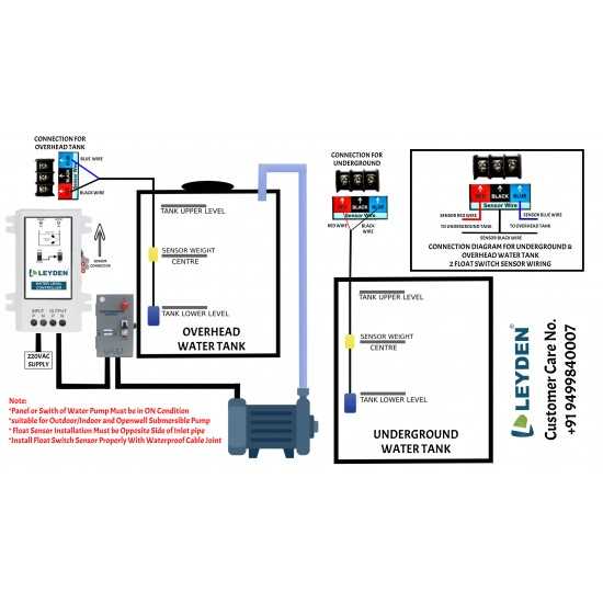 automatic on off switch for water pump circuit diagram
