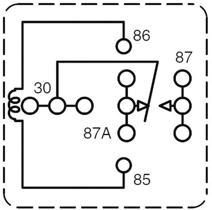 automotive relay schematic diagram