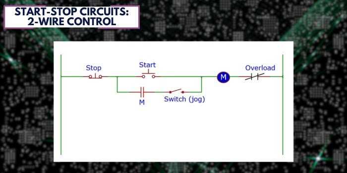 basic stop start circuit diagram basic stop start circuit diagram