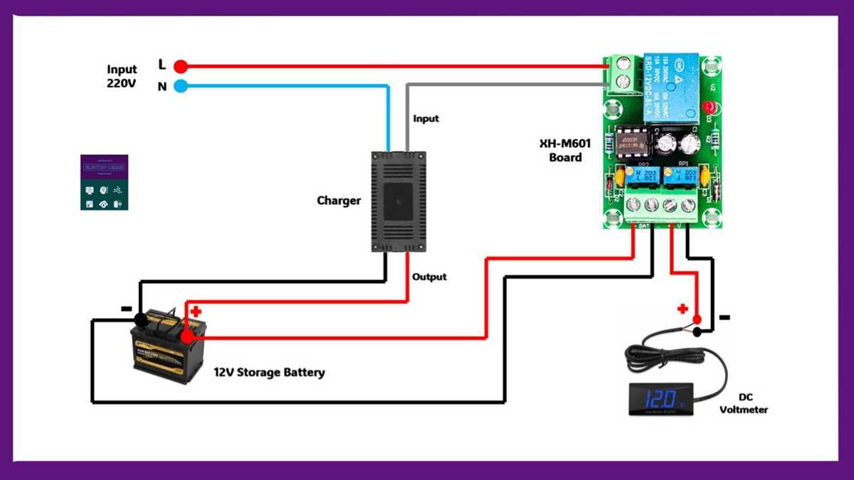 battery charge controller circuit diagram