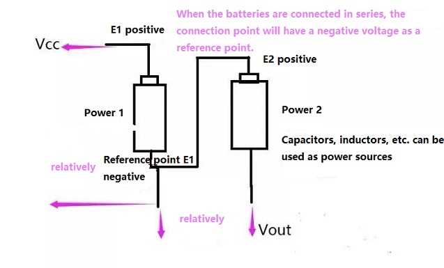 battery circuit diagram positive negative