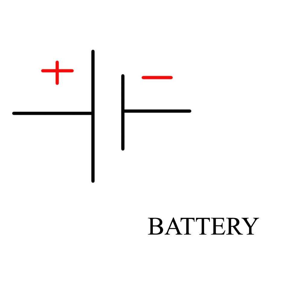 battery circuit diagram symbols
