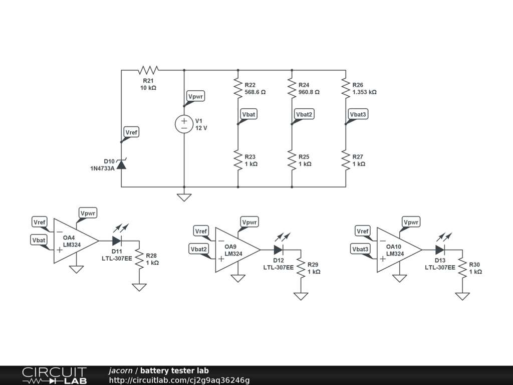 battery load tester circuit diagram