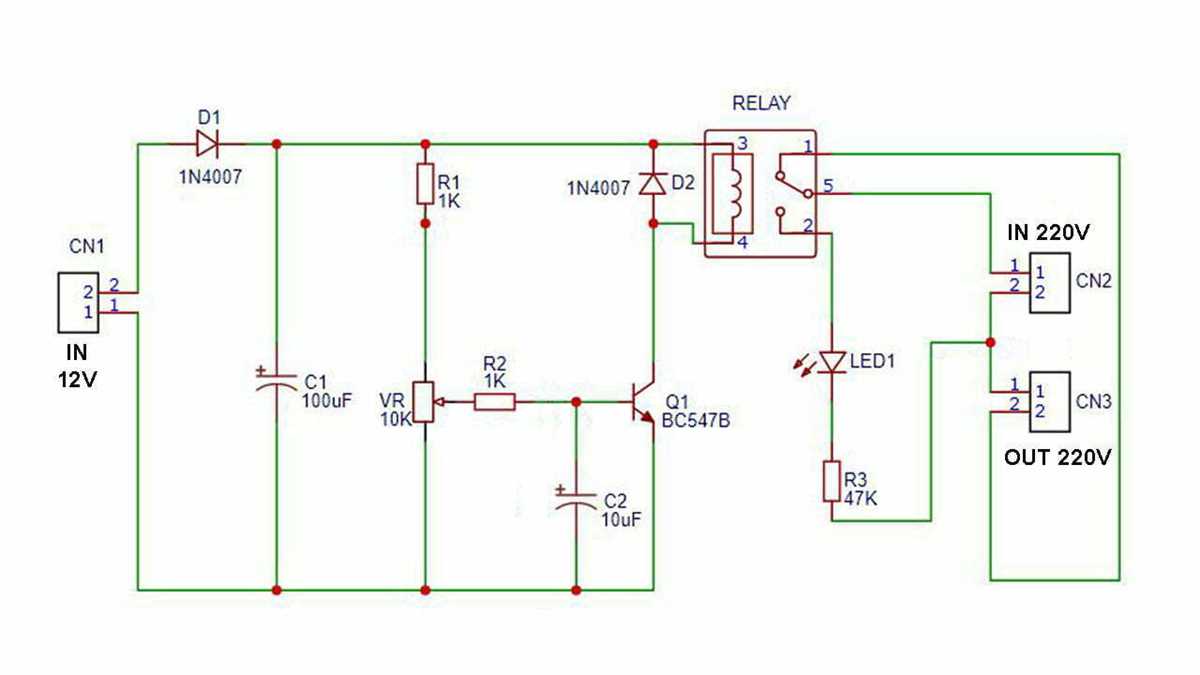 battery overcharge protection circuit diagram