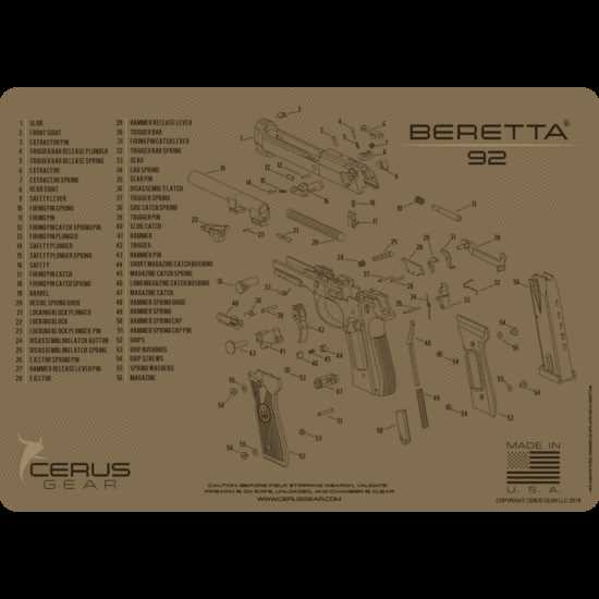 beretta apx parts schematic diagram