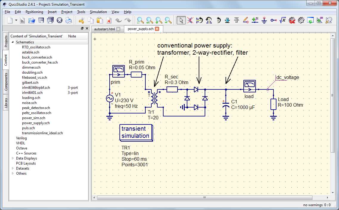 best free circuit diagram software