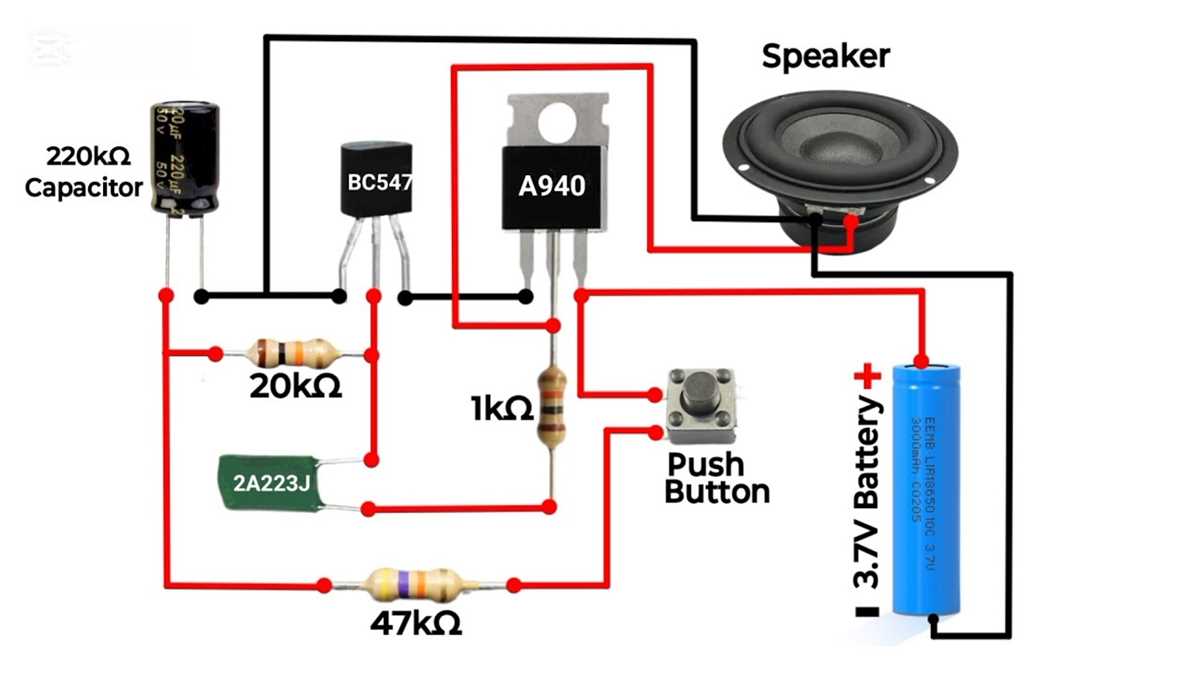 bike horn circuit diagram