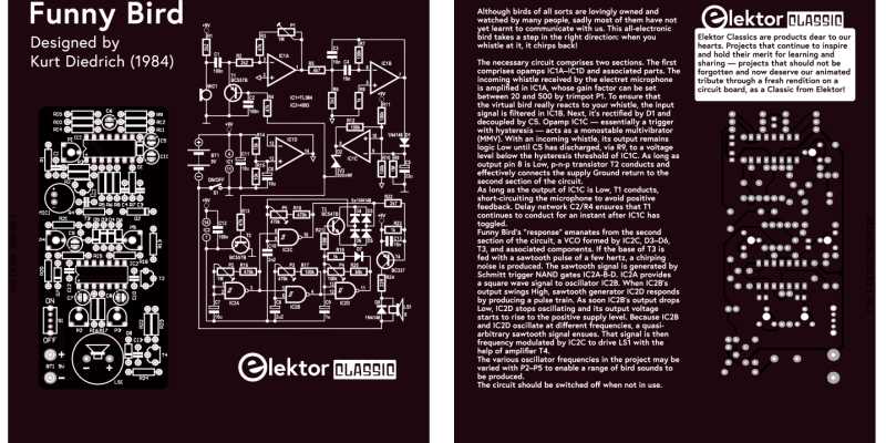 bird sound circuit diagram