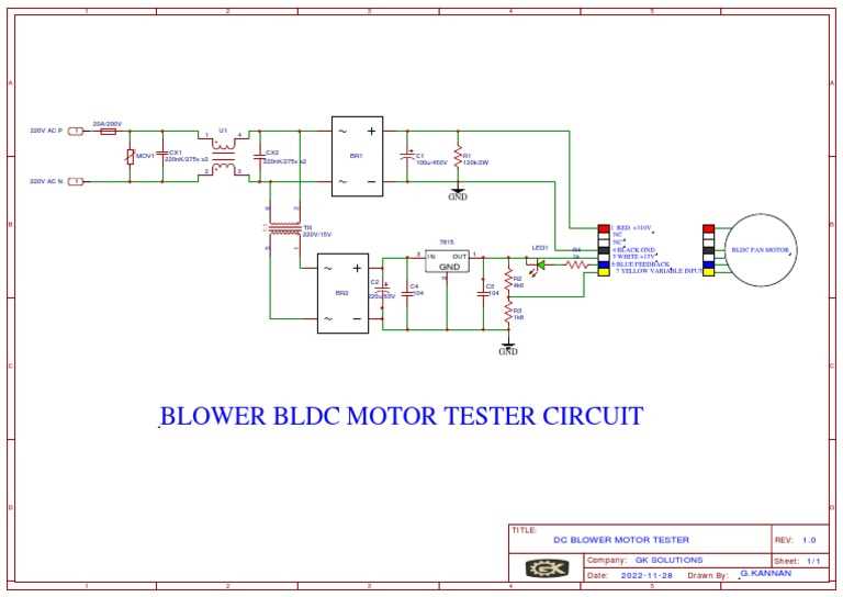 bldc fan circuit diagram