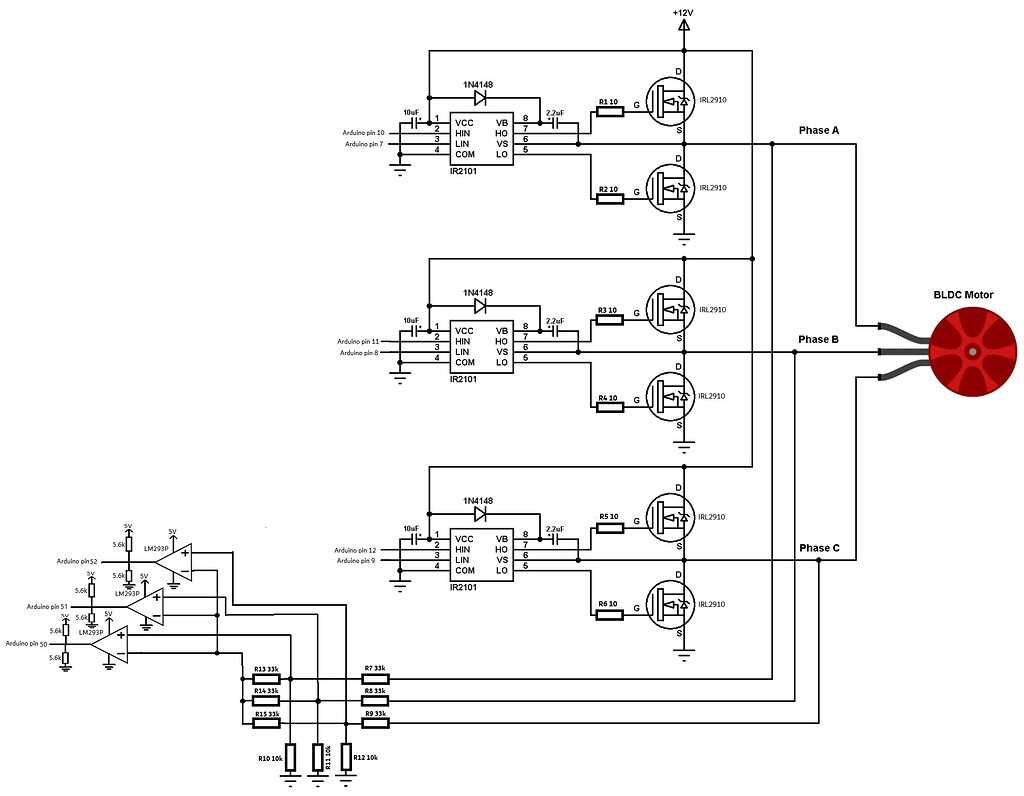 bldc motor controller circuit diagram