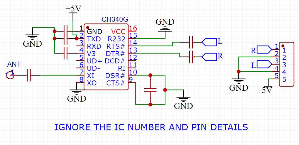 bluetooth ic circuit diagram