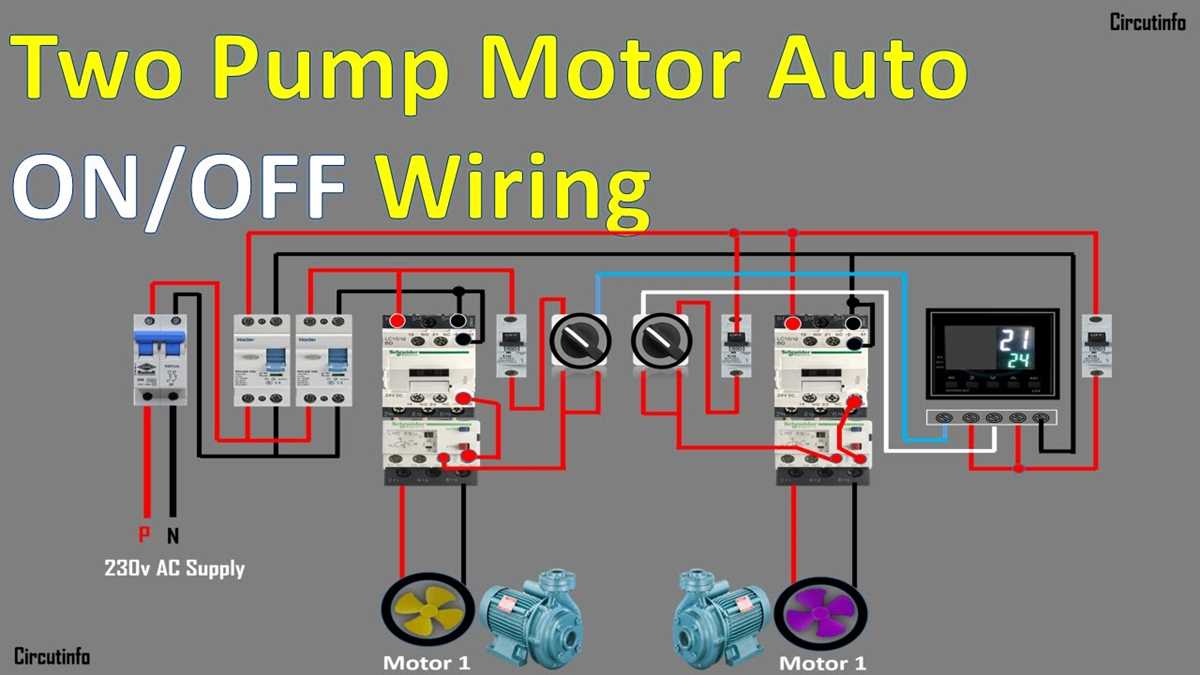 booster pump control wiring diagram schematic