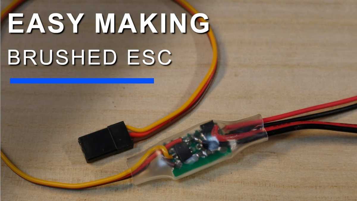 brushed esc circuit diagram