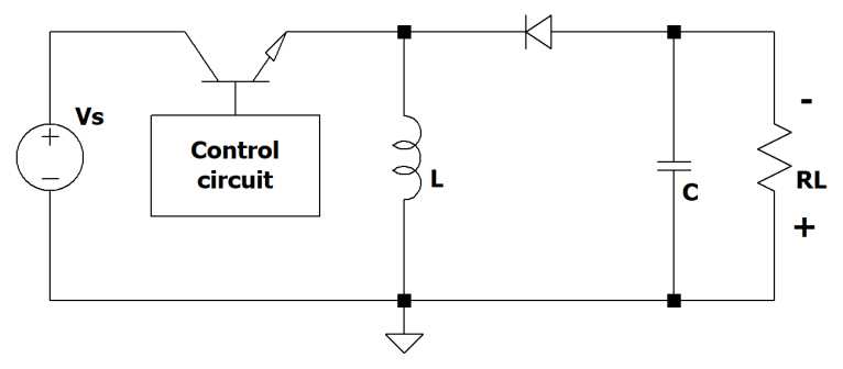 buck boost converter circuit diagram with explanation