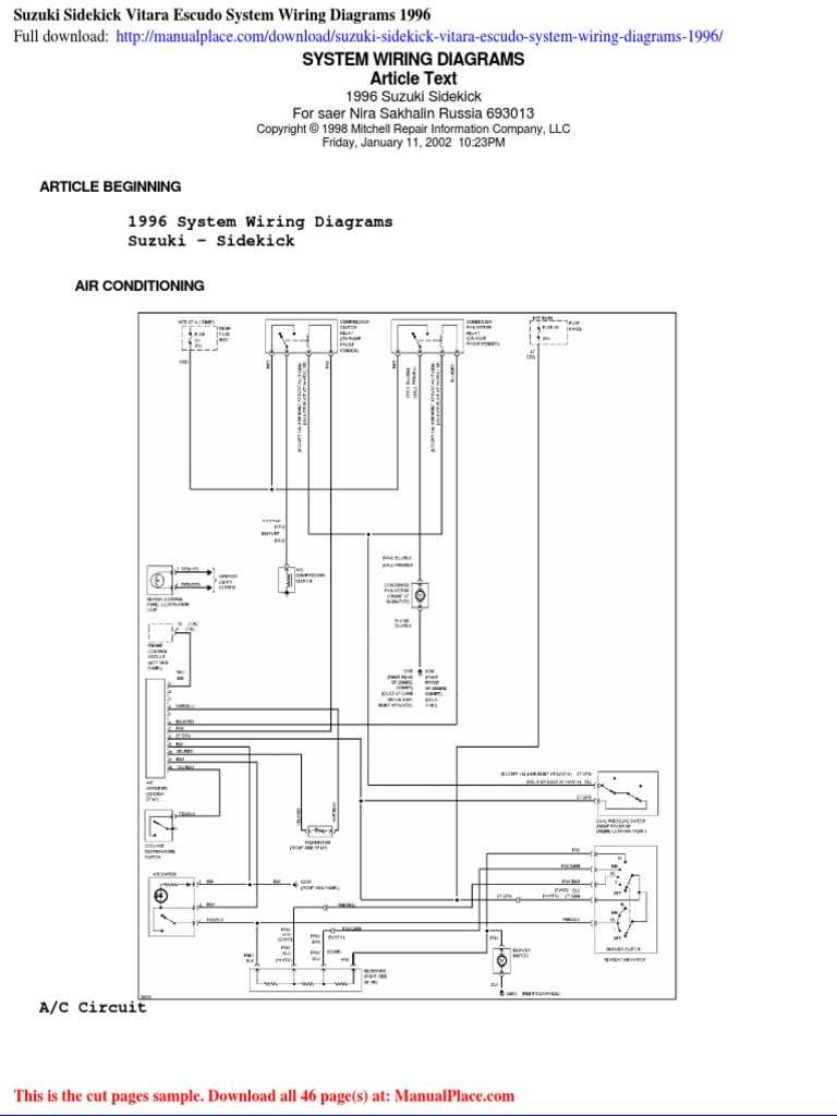 window a/c wiring diagram