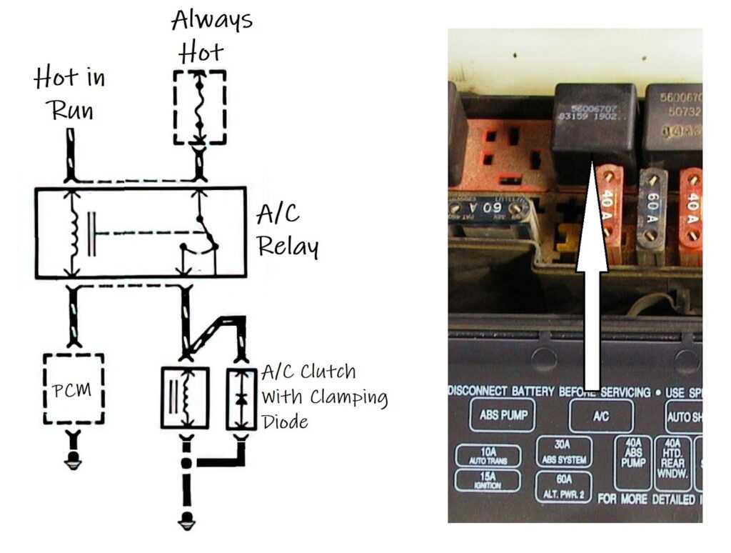 car a/c wiring diagram