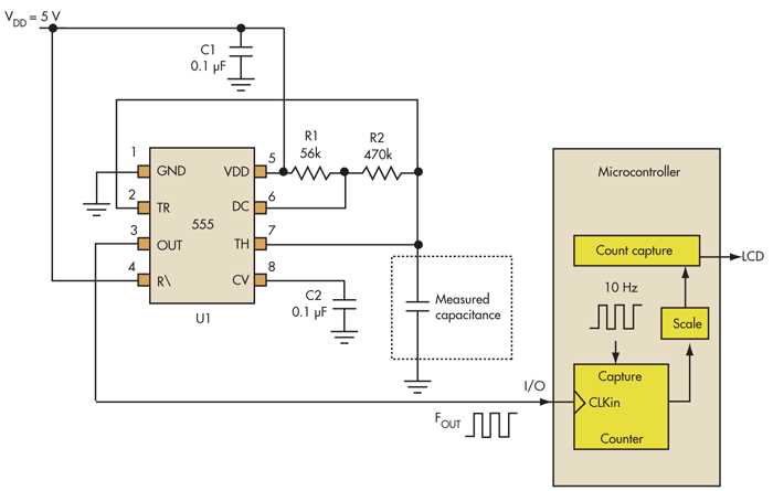 capacitive sensor circuit diagram