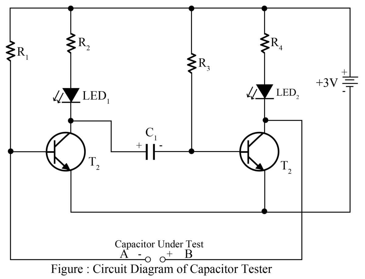 capacitor in schematic diagram