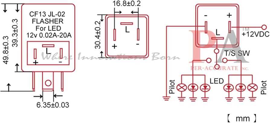 car flasher relay circuit diagram
