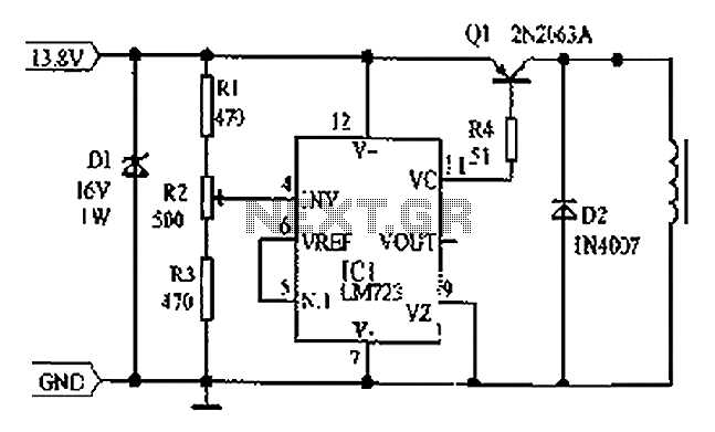 car regulator circuit diagram