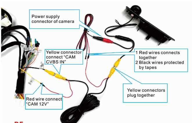 car reversing camera wiring diagram