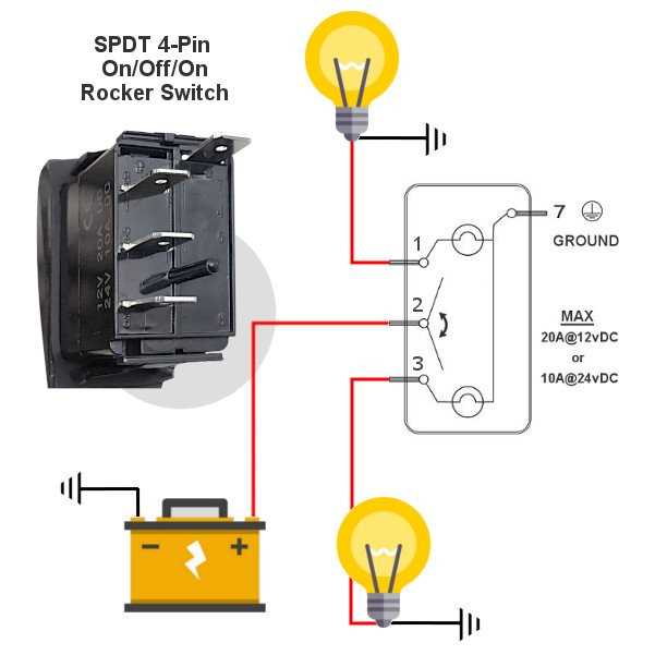 carling switch wiring diagram 4 pin