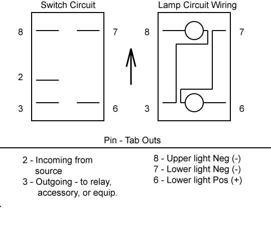 carling switch wiring diagram 6 pin