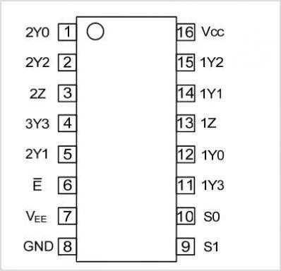 cd4052 circuit diagram