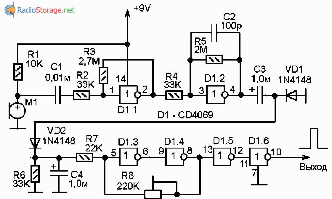 cd4069 circuit diagram