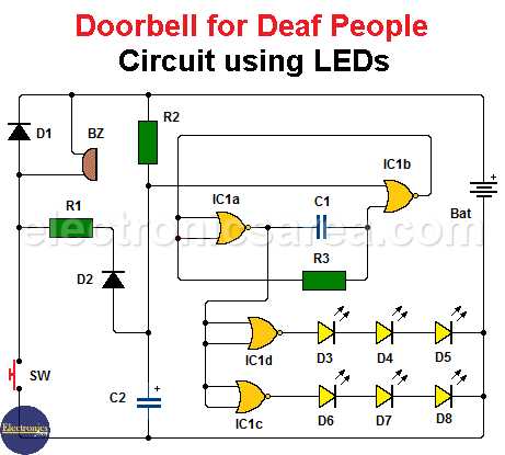 circuit diagram of doorbell