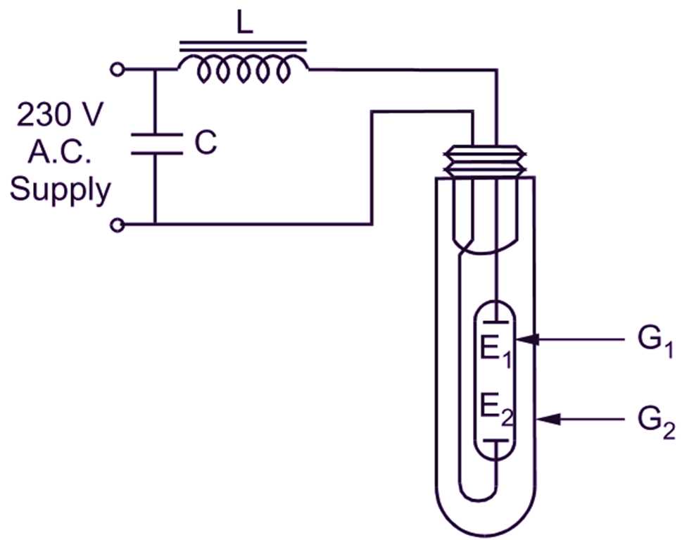 circuit diagram of high pressure mercury vapour lamp
