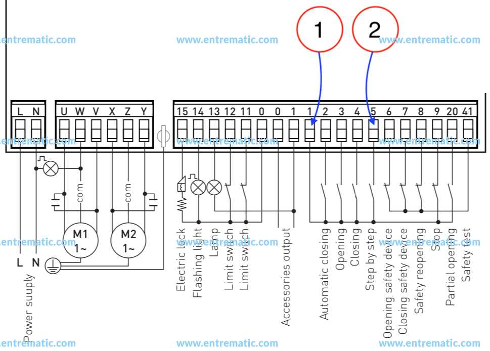 co z gate opener wiring diagram