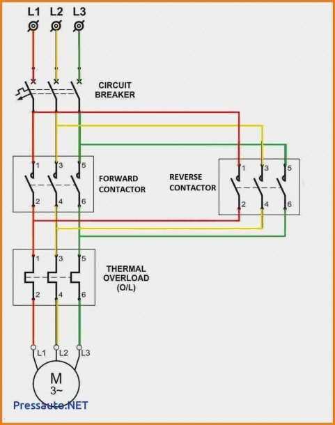 contactors wiring diagram