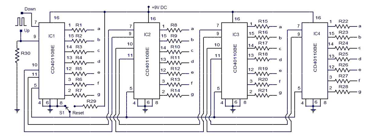 counter circuit diagram