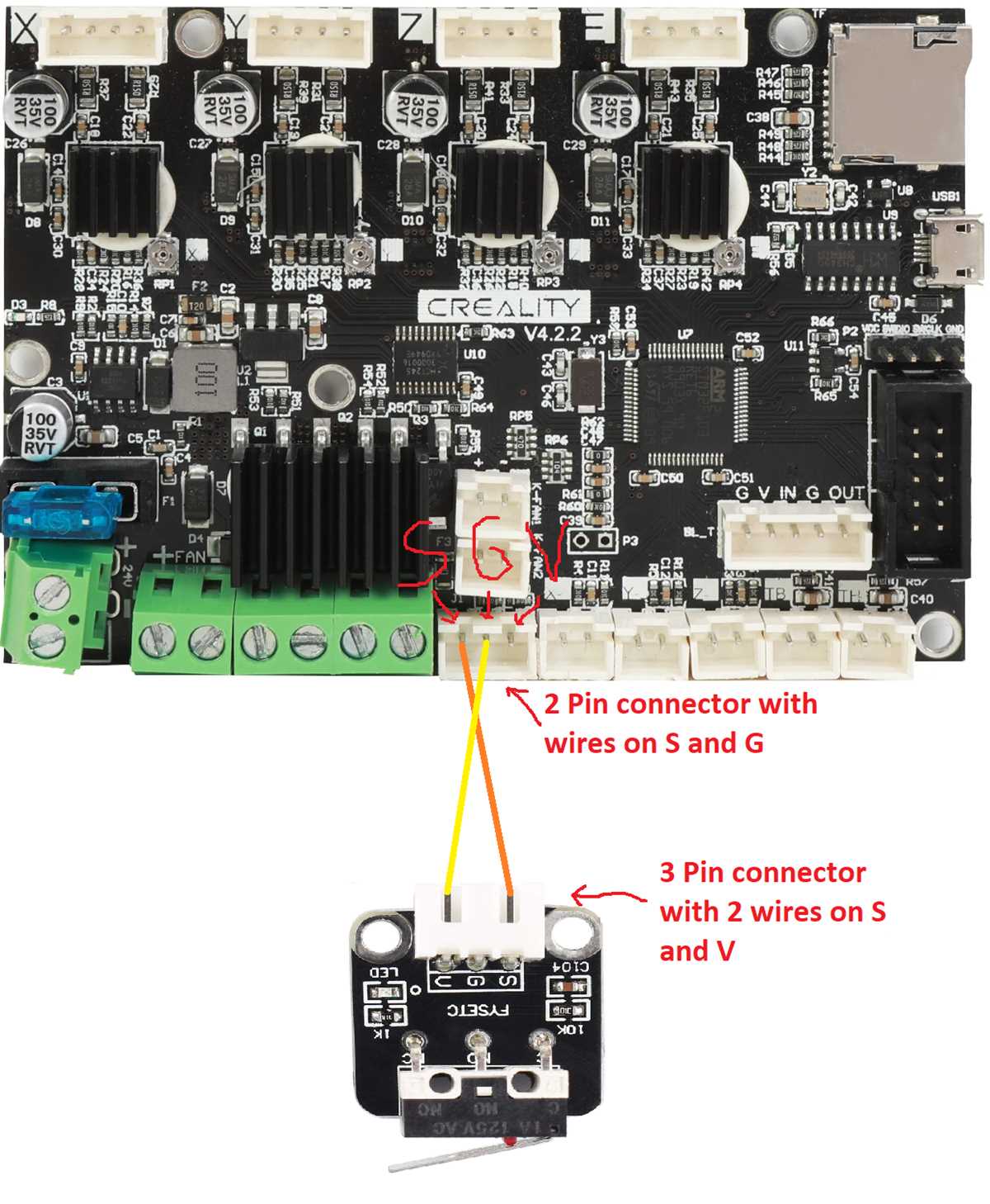 creality 4.2 2 board wiring diagram