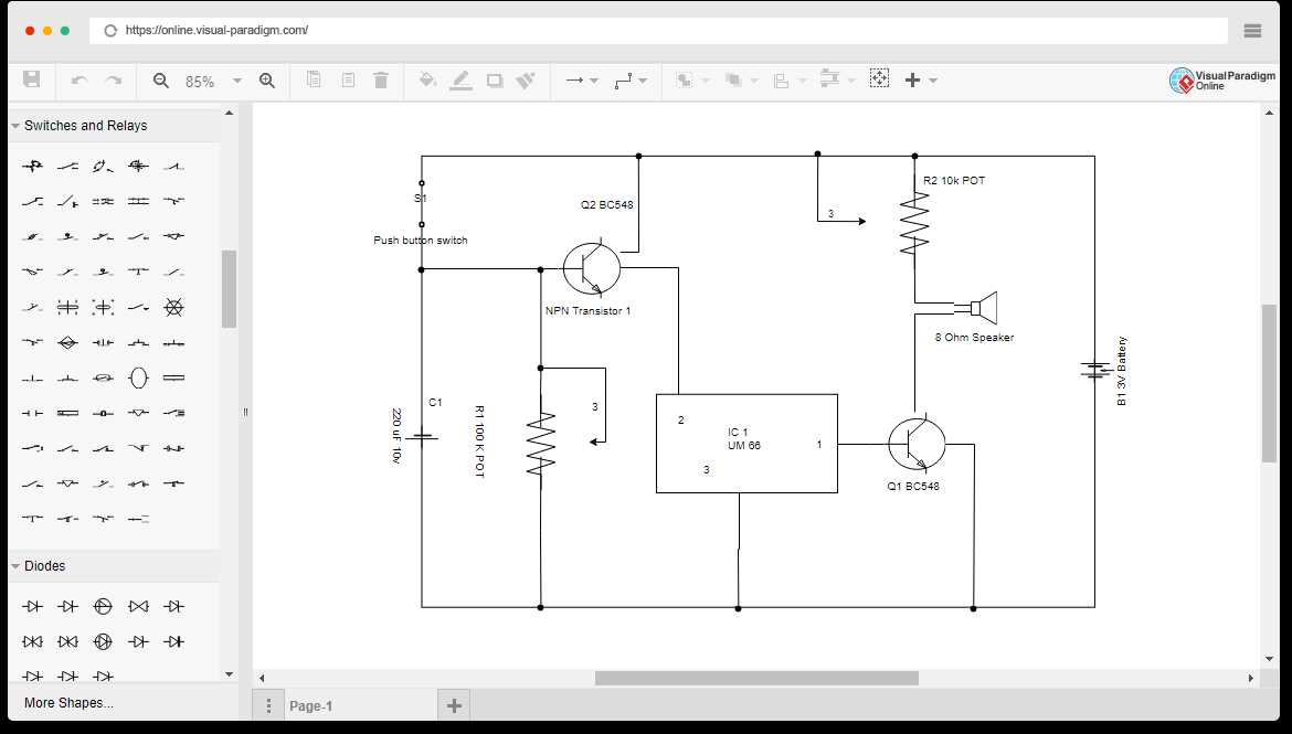create electrical circuit diagram online create electrical circuit diagram online