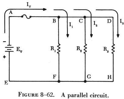current flow in circuit diagram