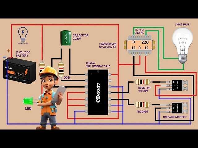 dc inverter schematic diagram