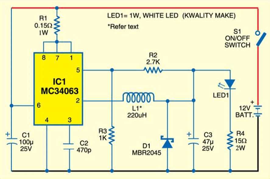 dc to dc circuit diagram