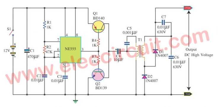 dc to dc converter circuit diagram