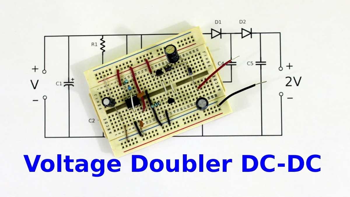 dc to dc voltage doubler circuit diagram