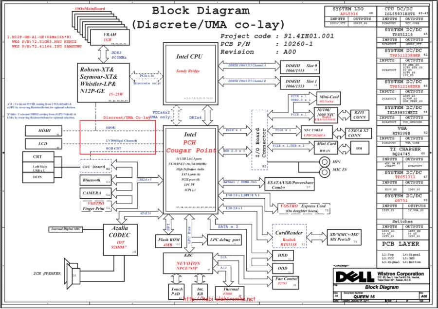 dell vostro 3550 schematic diagram