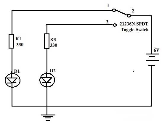 diagram to make on off switch schematic