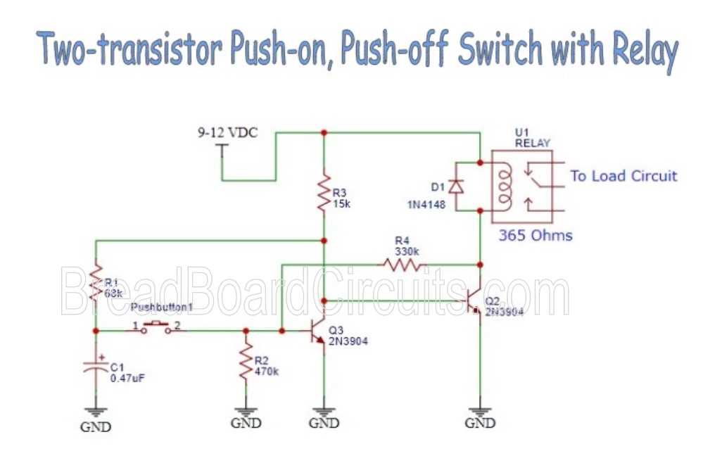 diagram to make on off switch schematic