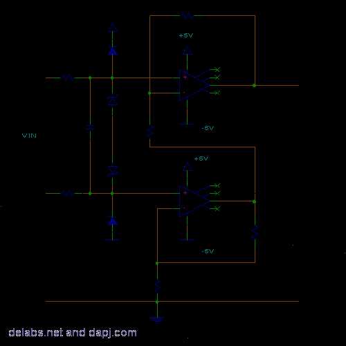 differential amplifier schematic diagram