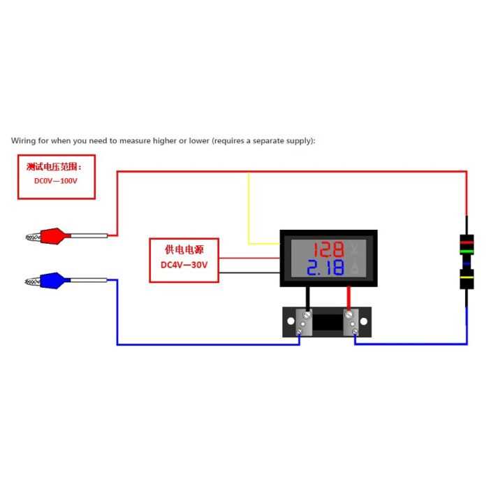 digital ampere meter circuit diagram