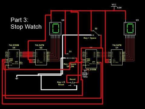digital stopwatch schematic diagram digital stopwatch schematic diagram